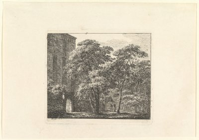 العمارة القوطية في المناظر الطبيعية ، كاليفورنيا. 1807. بواسطة دومينيكو كواجليو الثاني