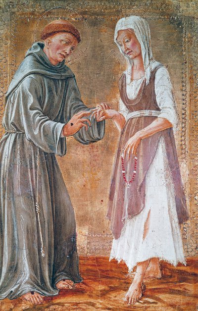St Francis marries poverty بواسطة دومينيكو فينيزيانو