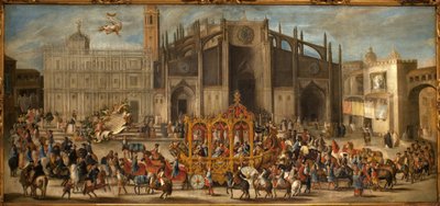حمل إعلان القناع. لوحة دومينغو مارتينيز (1688-1749) ، زيت على قماش بواسطة دومينغو مارتينيز