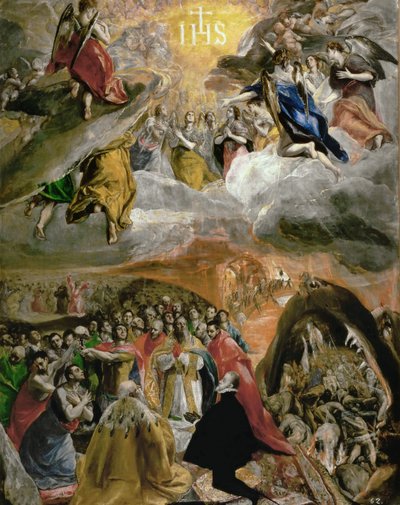 العشق لاسم يسوع المقدس ، 1577-1579. بواسطة دومينكوس ثيوتوكوبولوس