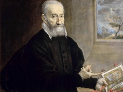 صورة جوليو كلوفيو 1498-1578 ، حوالي 1571. بواسطة دومينكوس ثيوتوكوبولوس