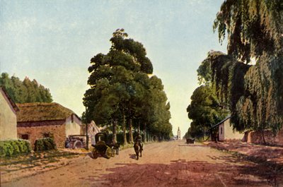 'Church Street، Pretoria - The Approach to the Town' ، 1901. بواسطة دونالد إي مكراكين