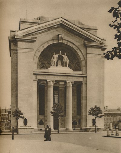 بوش هاوس ، إضافة أمريكية إلى لندن بعد الحرب ، c1935. بواسطة دونالد ماكليش