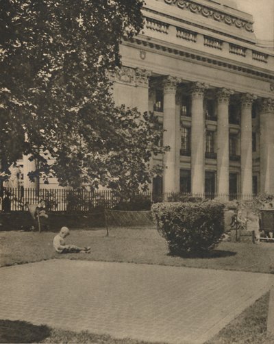 أطفال يلعبون في مكان ما عندما كان الدم يقطر الدم ، c1935. بواسطة دونالد ماكليش
