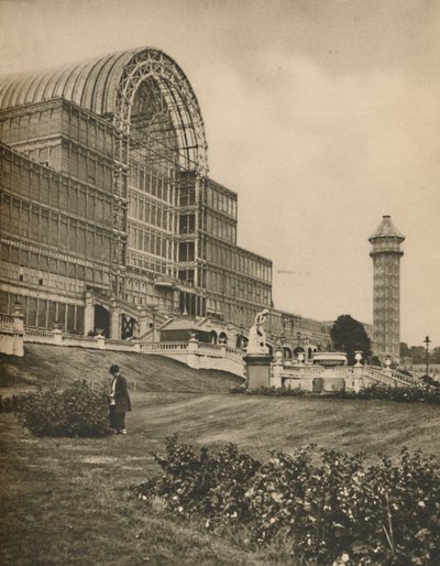 الزجاج وعوارض قصر الكريستال في سيدينهام ، c1935. بواسطة دونالد ماكليش