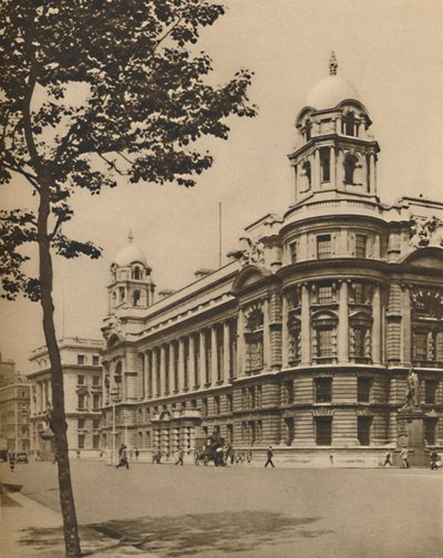 أدمغة الدفاع: مكتب الحرب البريطاني في وايتهول ، c1935. بواسطة دونالد ماكليش