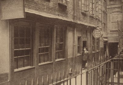 Ye Olde Cheshire Cheese Pub (صورة b / w) بواسطة دونالد ماكليش