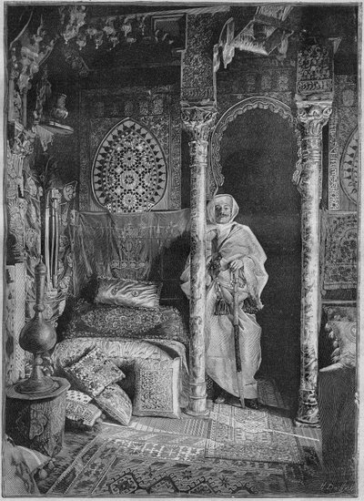 بيير لوتي في منزله في روشفورت عام 1892. استنادًا إلى صورة دورناك. بواسطة دورناك