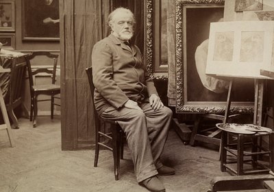 صورة لرسام في مرسمه بواسطة دورناك