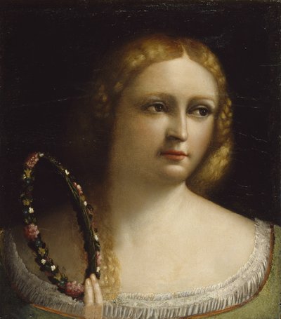 امرأة ذات إكليل إكليل ، 1520-25 بواسطة دوسو دوسي