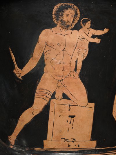 التفاصيل من lekythos ذات الشكل الأحمر بواسطة دوريس