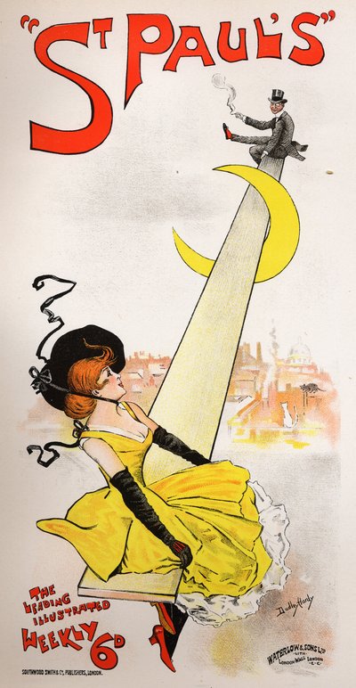 المؤلفات. صحافة. مجلة سانت بول المصور. ملصق لدودلي هاردي ، إنجلترا ، c1890 (ملصق) بواسطة دادلي هاردي
