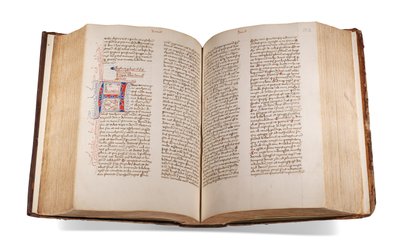 الكتاب المقدس ، مع مقدمات ، باللاتينية ، مخطوطة مزخرفة على الورق ، أوترخت بواسطة المدرسة الهولندية