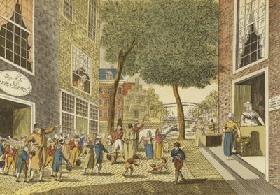 الأطفال الذين خرجوا من المدرسة ، 1812 بواسطة المدرسة الهولندية