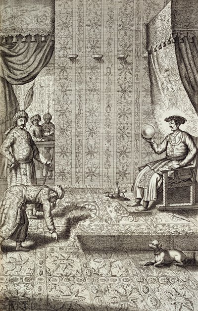 سفراء الصين إلى حاكم هندي ، من الصين رسمها أثناسيوس كيرشر (1601-80) 1667 بواسطة المدرسة الهولندية