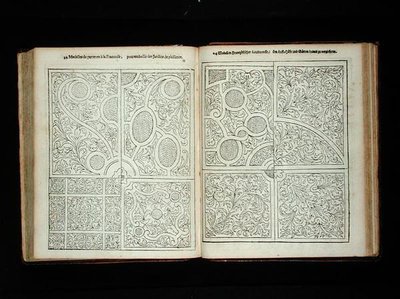 بارتيريس على الطراز الفرنسي ، من "البستاني الهولندي" بقلم يوهان فان دير جروين ، نُشر عام 1699 (نقش) (انظر أيضًا 171922 بواسطة المدرسة الهولندية