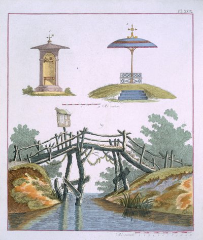 زينة الحديقة ، من مجلة Garden Gems بقلم G. van Laar ، تم نشره عام 1802 بواسطة المدرسة الهولندية