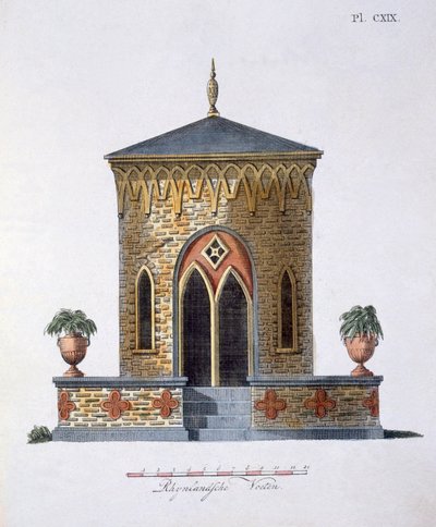 زينة الحديقة ، من مجلة Garden Gems بقلم G. van Laar ، تم نشره عام 1802 بواسطة المدرسة الهولندية
