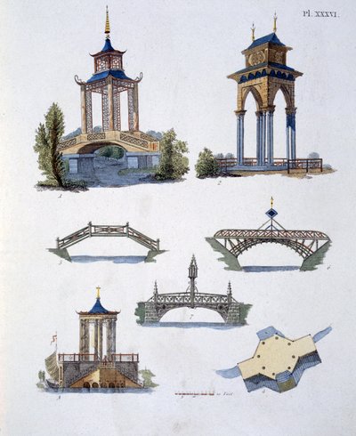 زينة الحديقة ، من مجلة Garden Gems بقلم G. van Laar ، تم نشره عام 1802 بواسطة Dutch School