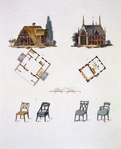 زينة الحديقة ، من مجلة Garden Gems بقلم G. van Laar ، تم نشره عام 1802 بواسطة المدرسة الهولندية
