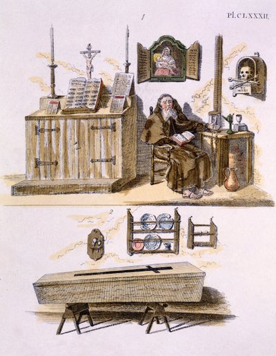 رسم توضيحي من مجلة Gems Garden من تأليف G. van Laar ، تم نشره عام 1802 بواسطة المدرسة الهولندية