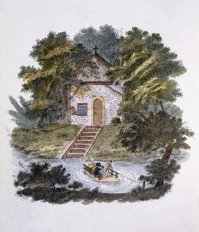 رسم توضيحي من مجلة Gems Garden من تأليف G. van Laar ، تم نشره عام 1802 بواسطة المدرسة الهولندية
