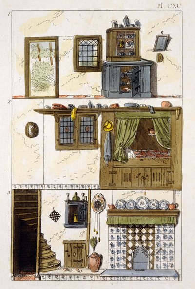 رسم توضيحي من مجلة Gems Garden من تأليف G Van Laar ، 1802 بواسطة المدرسة الهولندية