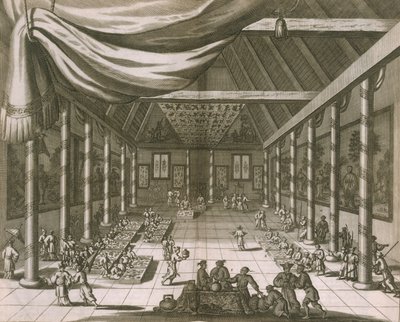 القصر الإمبراطوري ، بكين ، 1670 بواسطة المدرسة الهولندية
