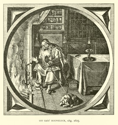 مشهد من Houwelick ، بواسطة Jacob Cats ، 1625 بواسطة المدرسة الهولندية