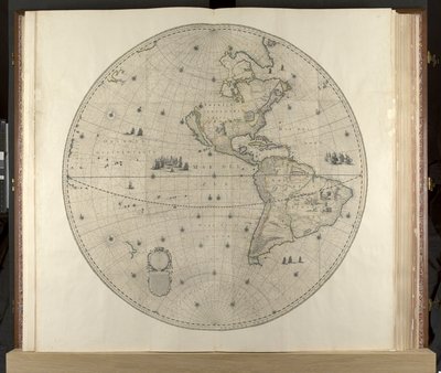 الأمريكتان ، كلينك أطلس ، ج 1660 (نقش) بواسطة المدرسة الهولندية