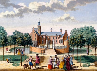 عرض Adrichem House ، من Het Zeganpralent Kennemerlant بواسطة Hendrick de Leth و Matthias Brouerius Van Nidek ، تم النشر ج. 1700-1730 بواسطة المدرسة الهولندية