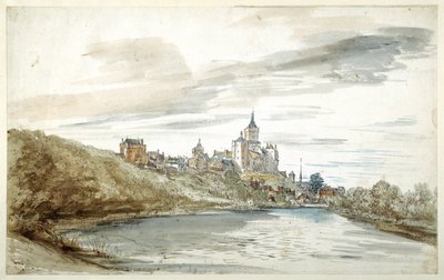 View of Cleves, late 17th century (pen & brown ink with watercolor & bodycolour on paper) بواسطة المدرسة الهولندية
