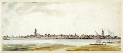 View of Emmerich, late 17th century (pen & brown ink with watercolor on paper) بواسطة المدرسة الهولندية
