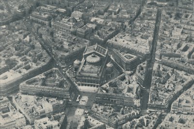 الميزة المعمارية المركزية في باريس المحسنة من خلال الاستبصار في تصميم الشوارع ، c1935 بواسطة ENA