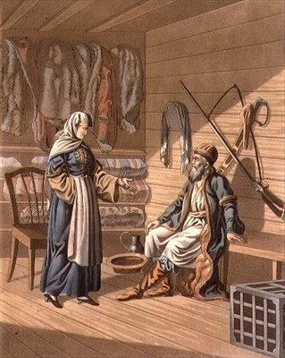 قوزاق غريبنسكي ، نقش بواسطة أ. مانز (ليثو) بواسطة E. (بعد) Karnejeff