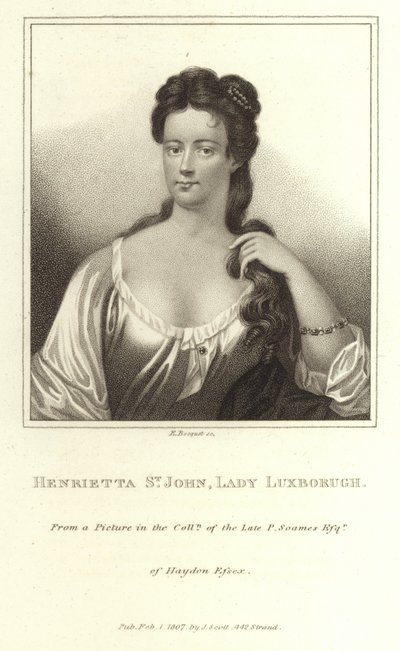 هنرييتا سانت جون ليدي لوكسبورو بواسطة E. بوكيه