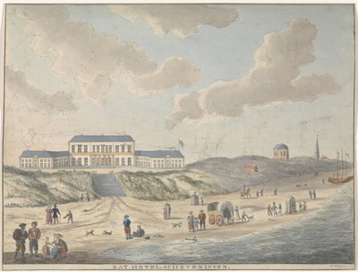 فندق سيء في Scheveningen فندق Bat في Scheveningen (العنوان على الكائن) بواسطة هويغنز