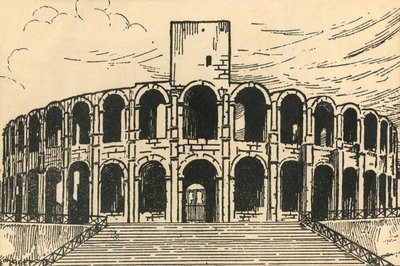 "Les Arenes - The Arena" ، حوالي عام 1920. بواسطة إي لاجيت