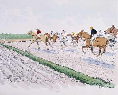 سباق الخيل - رسم لثيليم بواسطة إي ثيلم