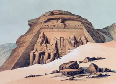 "معبد أبو سمبل" ١٨٤٢-١٨٤٥ بواسطة E Weidenbach