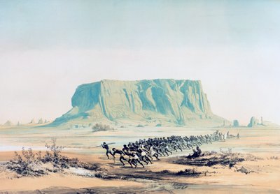 منظر لجبل البركل ، السودان ، ١٨٤٢-١٨٤٥ بواسطة E Weidenbach