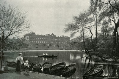 قصر باكنغهام ، c1897 بواسطة E. and S. Woodbury