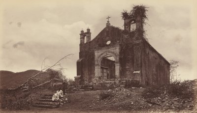 أطلال كنيسة سان ميغيل ، بنما ، 1877. بواسطة ايدويرد مويبريدج