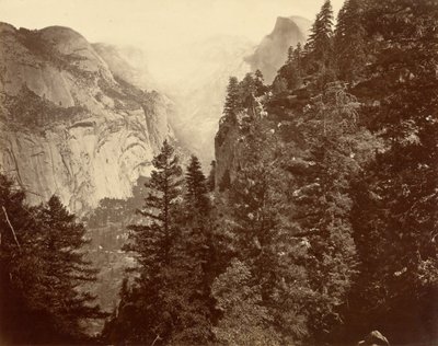 تينايا كانيون من يونيون بوينت ، وادي يوسمايت ، 1872. بواسطة ايدويرد مويبريدج