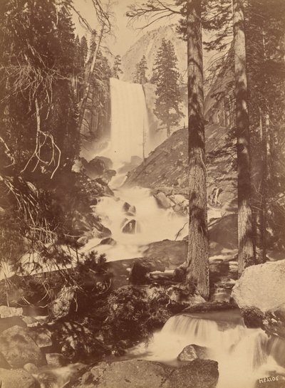 بي-واي-آك (شلال الماس)، شلالات فيرنال، وادي يوسمايت، كاليفورنيا، 1867 (صورة فوتوغرافية) بواسطة ايدويرد مويبريدج