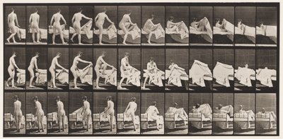 Plate 263. Getting into Bed بواسطة ايدويرد مويبريدج