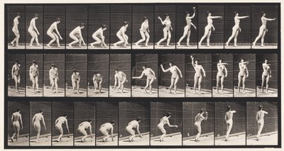 اللوحة 303. التقاط الكرة ورميها ، 1872-1885 بواسطة ايدويرد مويبريدج