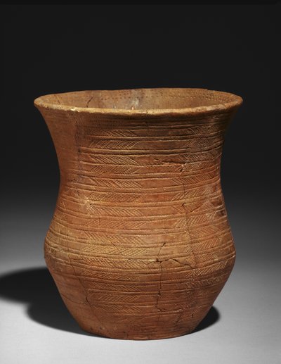 كوب بيل من قبر في رادلي ، بارو هيلز ، c.2500-2150 قبل الميلاد (الطين) (انظر أيضًا 3073366) بواسطة العصر البرونزي المبكر