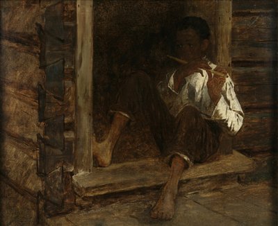 الفتى الأسود ، 1860-1861 (زيت على قماش) بواسطة ايستمان جونسون