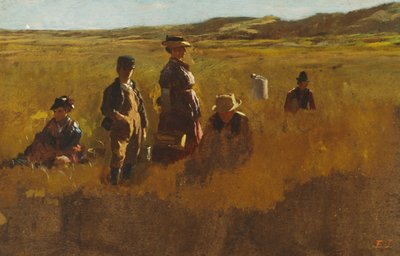 في الحقول ، c.1878-80 بواسطة ايستمان جونسون